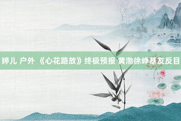 婷儿 户外 《心花路放》终极预报 黄渤徐峥基友反目