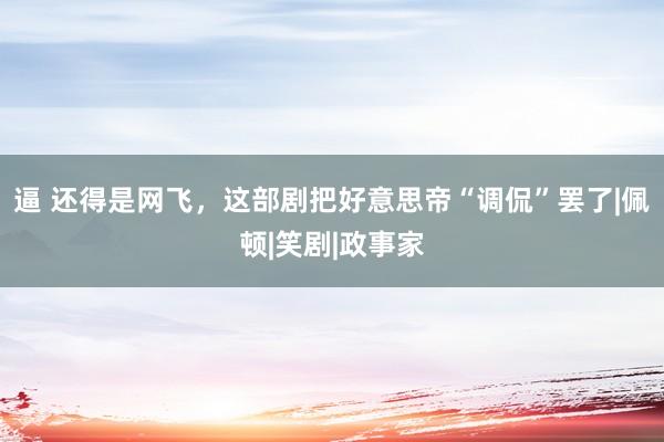 逼 还得是网飞，这部剧把好意思帝“调侃”罢了|佩顿|笑剧|政事家