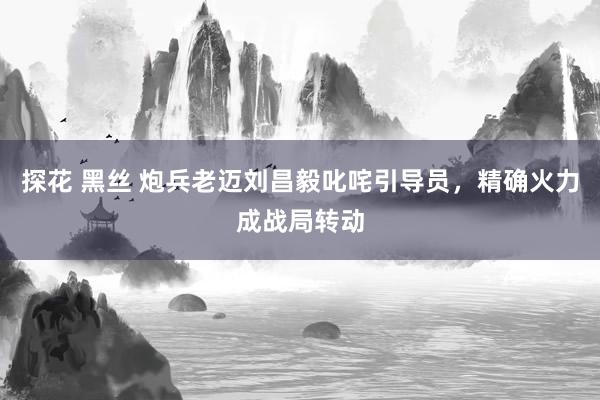 探花 黑丝 炮兵老迈刘昌毅叱咤引导员，精确火力成战局转动