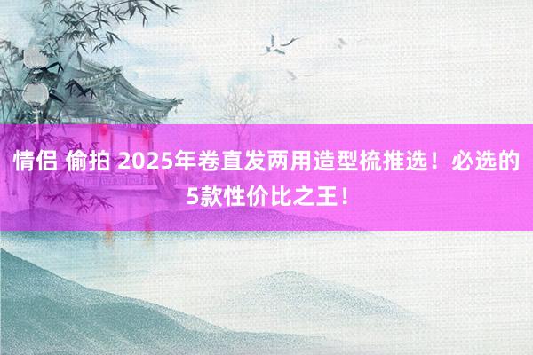 情侣 偷拍 2025年卷直发两用造型梳推选！必选的5款性价比之王！
