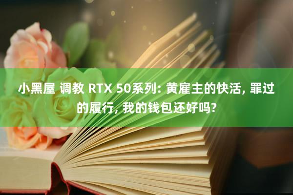 小黑屋 调教 RTX 50系列: 黄雇主的快活, 罪过的履行, 我的钱包还好吗?
